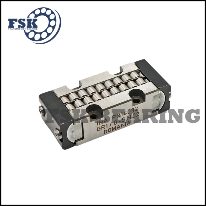 PR14032 GR1/0-5 , PR14044 GR1/0-5 লিনিয়ার রিসার্কুলেটিং রোলার বিয়ারিং ইউনিট সম্পূর্ণ পরিপূরক 1